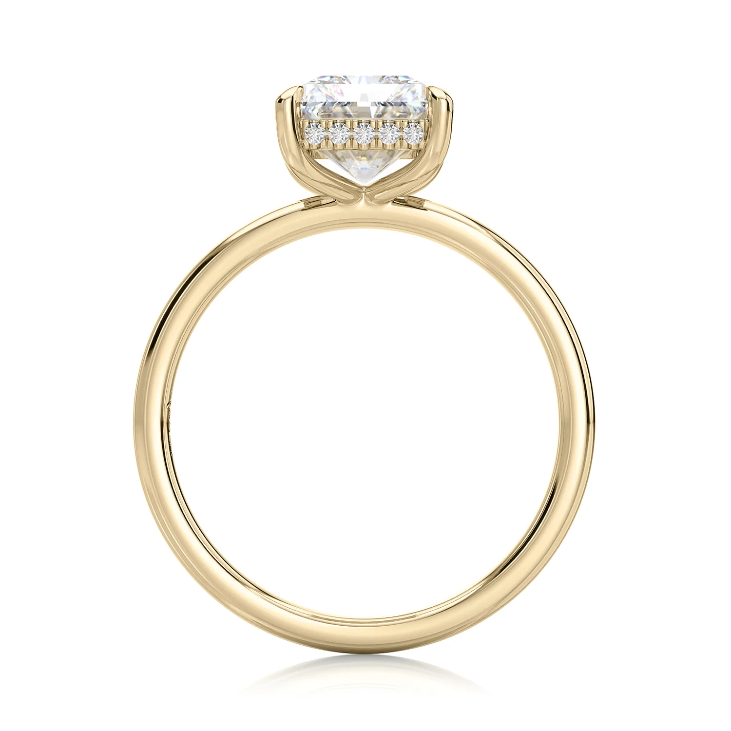 Radiant Hidd Halo Inel vazut de sus